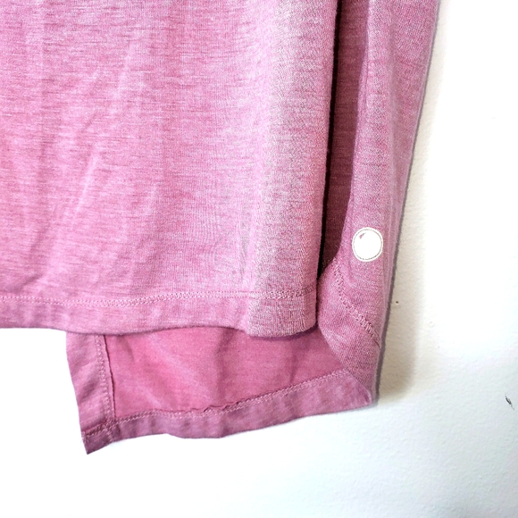 16) YOGALICIOUS Open back yoga shirt Sz. M - Picture 3 of 5